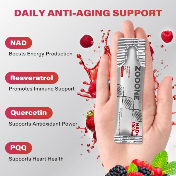 ZOOONE NAD+ Berry Flavor Drink Mix - Image 4