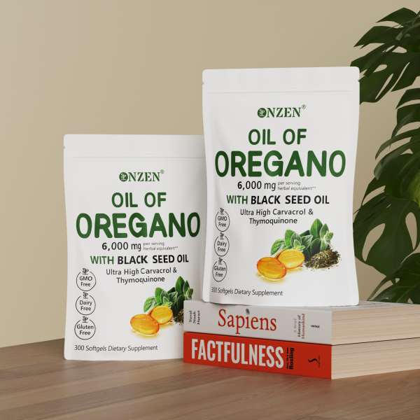 Oregano Black Seed Oil 300 Capsules. - Image 3