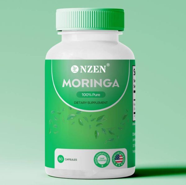 Moringa Powder Capsules Organic