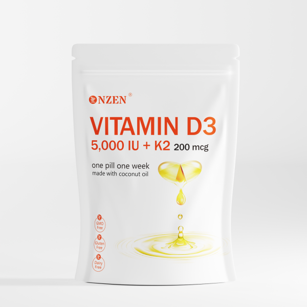 Vitamin D3 K2 Supplement Softgels - Image 3