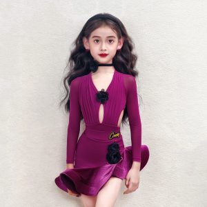 Kids Latin dance training clothes-125