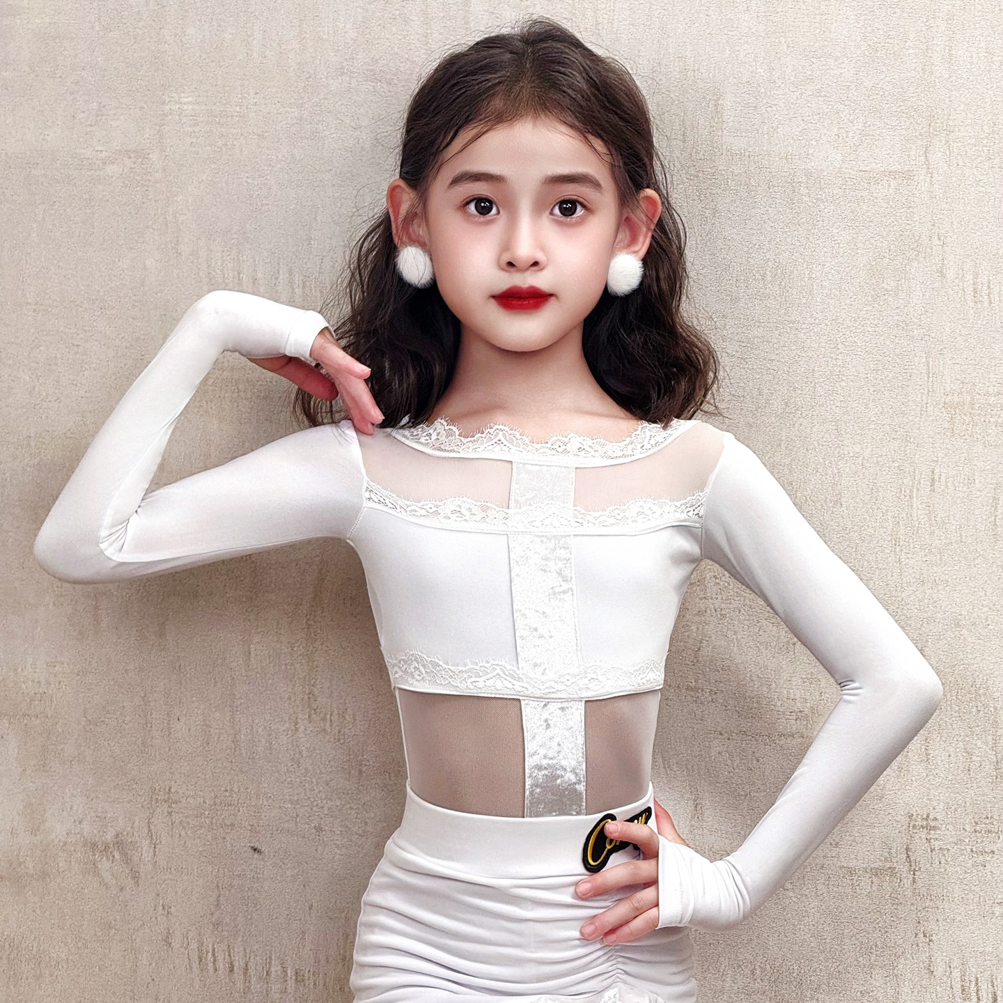 Kids Latin dance training clothes-117 - Image 5