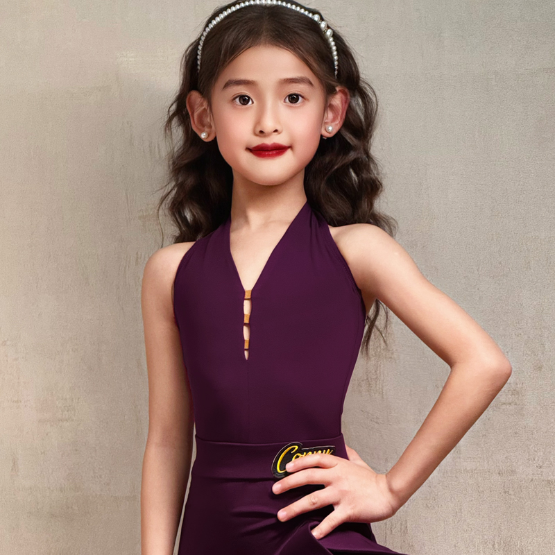 Kids Latin dance training clothes-107 - Image 8