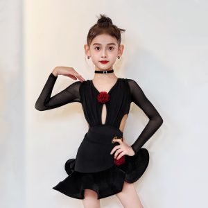 Kids Latin dance training clothes-122