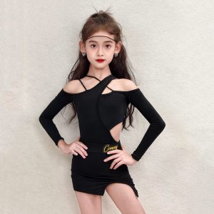 Kids Latin dance training clothes-133