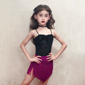Kids Latin dance training clothes-102