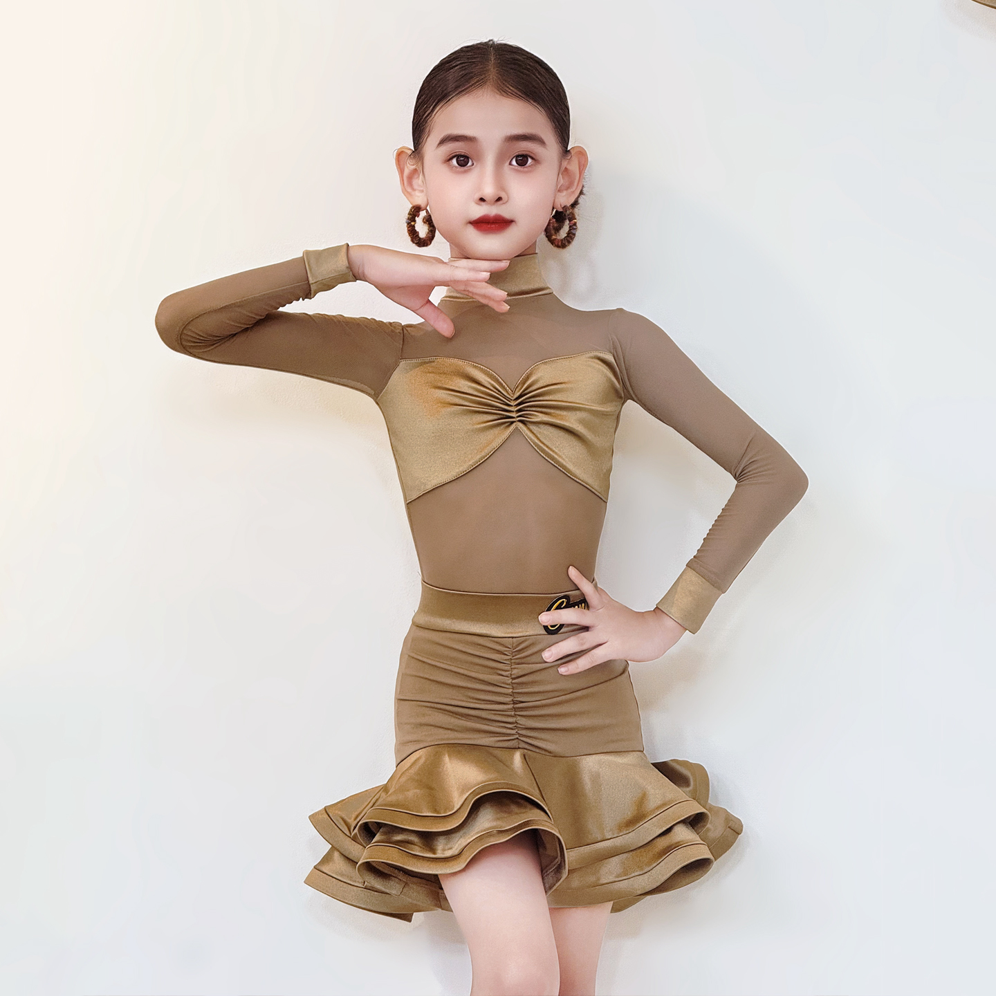 Kids Latin dance training clothes-129 - Image 5