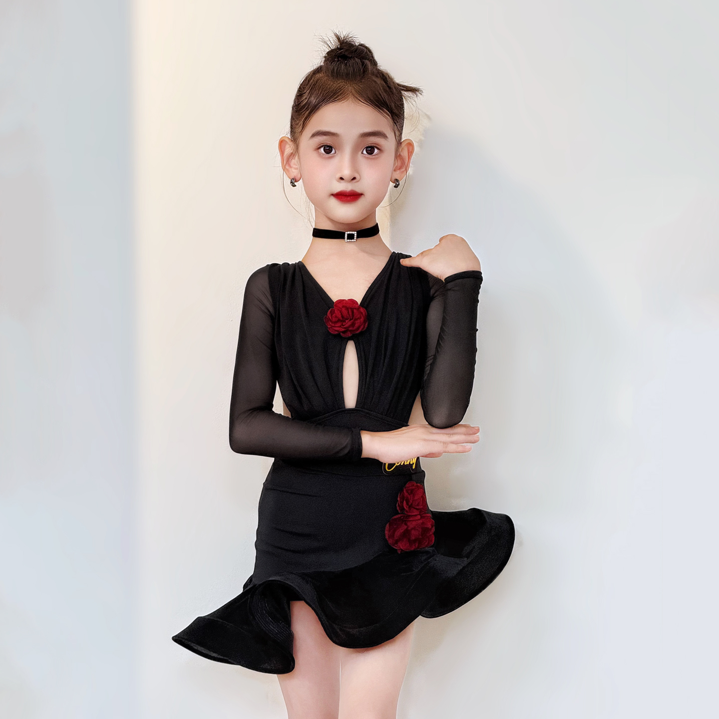 Kids Latin dance training clothes-122 - Image 4