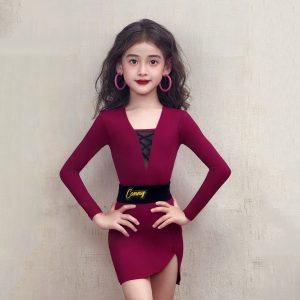Kids Latin dance training clothes-132