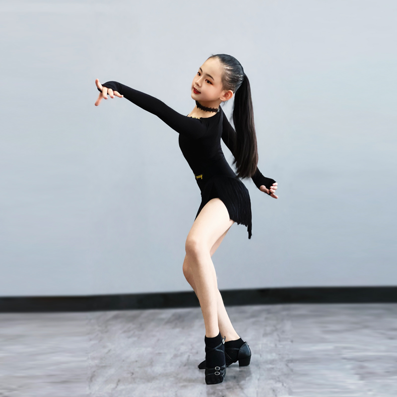 Kids Latin dance training clothes-105 - Image 4