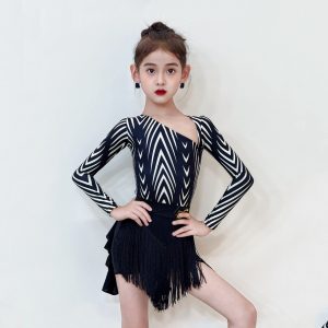 Kids Latin dance training clothes-128