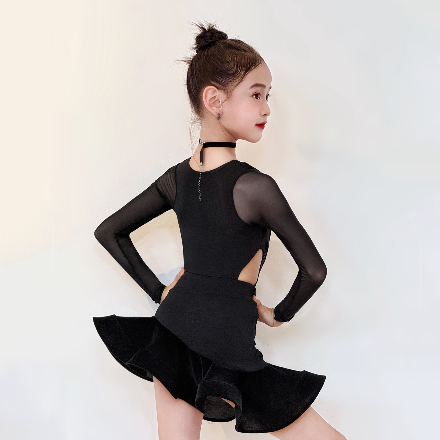 Kids Latin dance training clothes-122 - Image 3