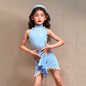 Kids Latin dance training clothes-115