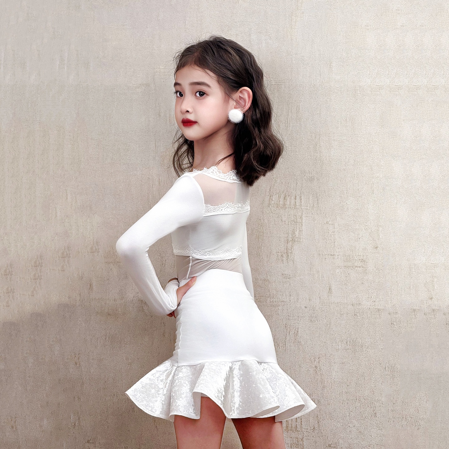 Kids Latin dance training clothes-117 - Image 3