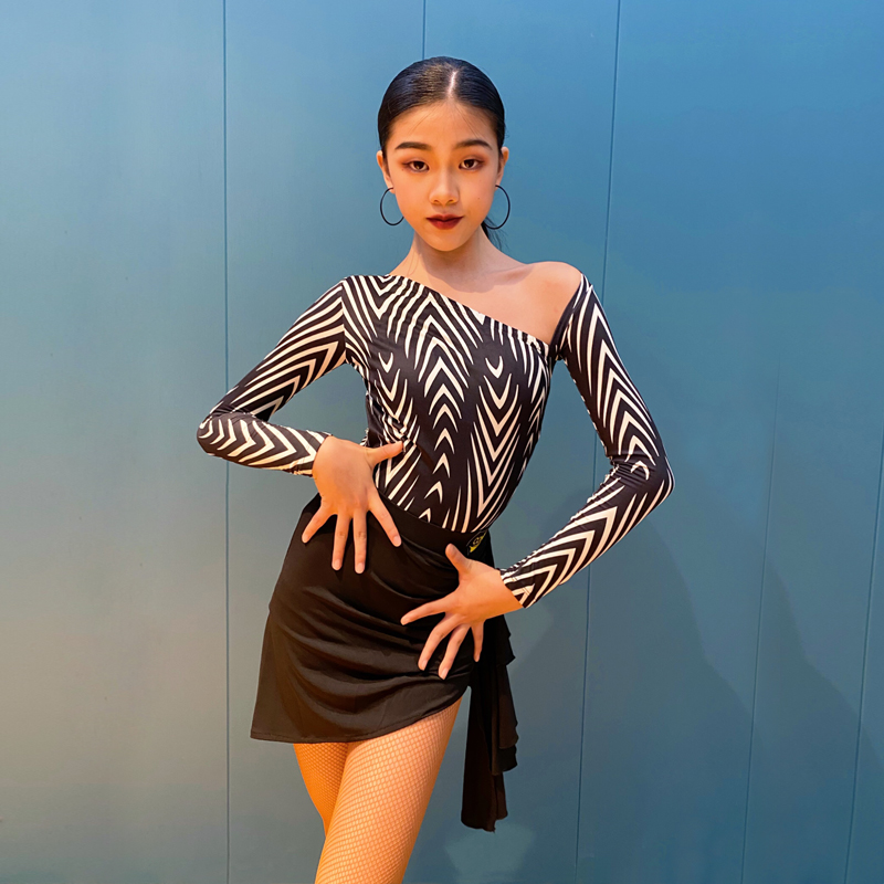 Kids Latin dance training clothes-106