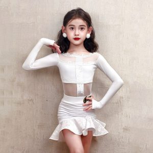Kids Latin dance training clothes-117