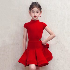 Kids Latin dance competition uniform-005