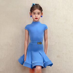 Kids Latin dance competition uniform-001