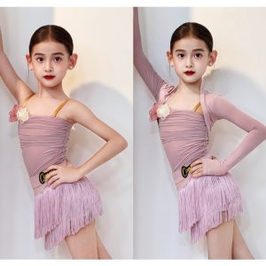 Kids Latin dance training clothes-101